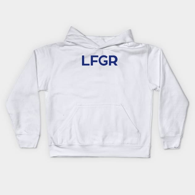 LFGR - Gold Kids Hoodie by KFig21